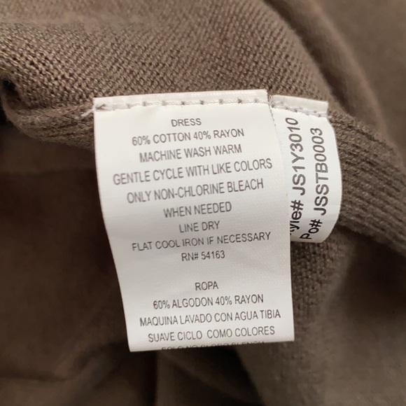 Jessica Simpson size S , olive color sweater dress - Picture 6 of 6